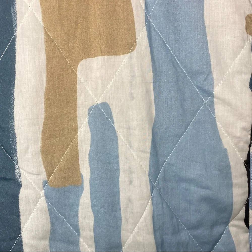 OST Abstract Patterned Quilted Jacket Small - Picture 5 of 6